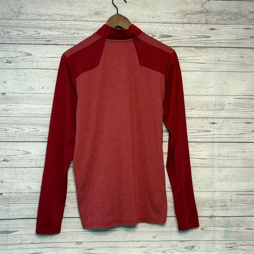 The North Face Mountain Athletics Mens‎ Medium Red FlashDry 1/4 Zip Pullover